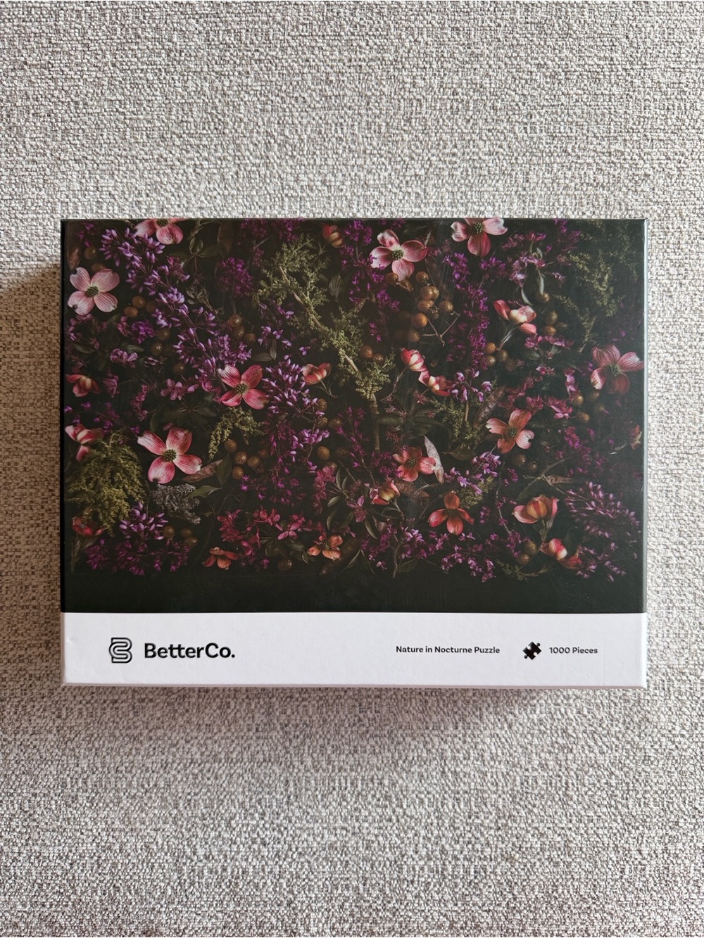 Better Co Nature in Nocturne Puzzle - Deep Purple Floral Evie Schafer